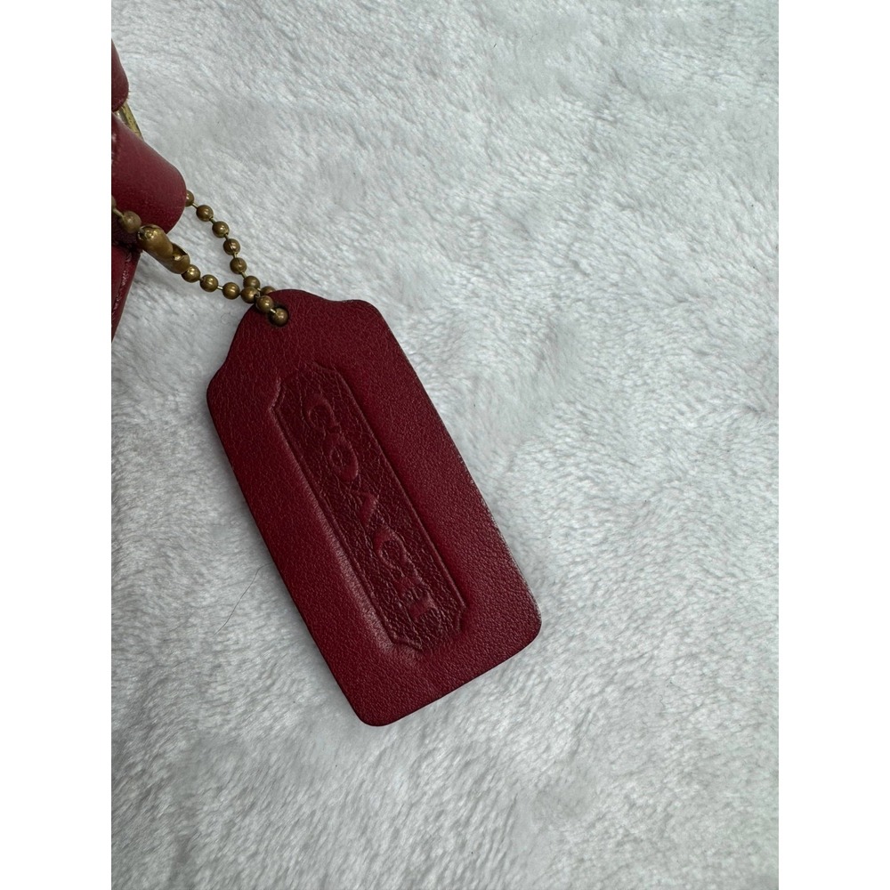 Coach Legacy 9592 Flap Crossbody Bag Women's Red Leather Messenger Handbag - Picture 9 of 16